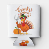 ハッピー感謝祭トルコ 缶クーラー (裏面)