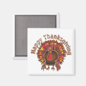 ハッピー感謝祭トルコbyシャロンSHARPE マグネット (正面/裏面)