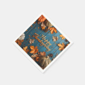 ハッピー感謝祭ナプキンス スタンダードカクテルナプキン (角)