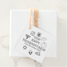 ハッピー感謝祭ハヌッカ フェイバータグ