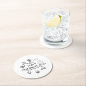 ハッピー感謝祭ハヌッカ ラウンドペーパーコースター (インサイチュ)