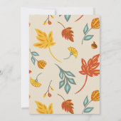 ハッピー感謝祭ビジネスホリデーカード (裏面)