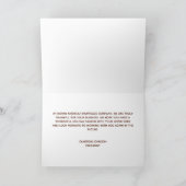 ハッピー感謝祭ビジネス紅葉会社 カード (内部)