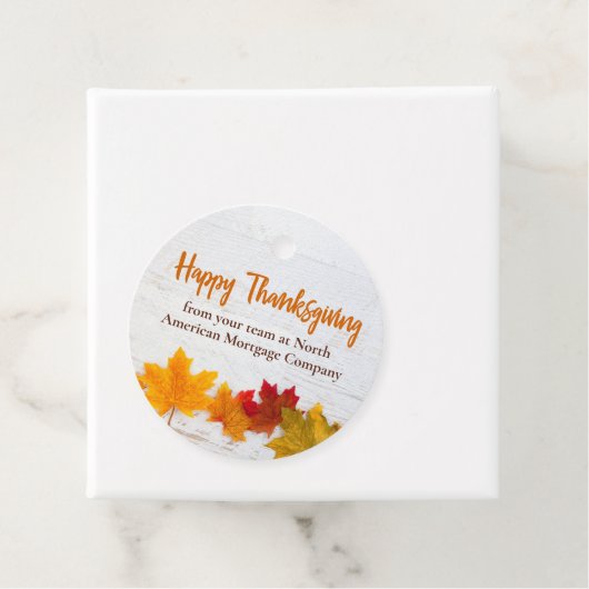 ハッピー感謝祭ビジネス紅葉会社 フェイバータグ (インサイチュ)