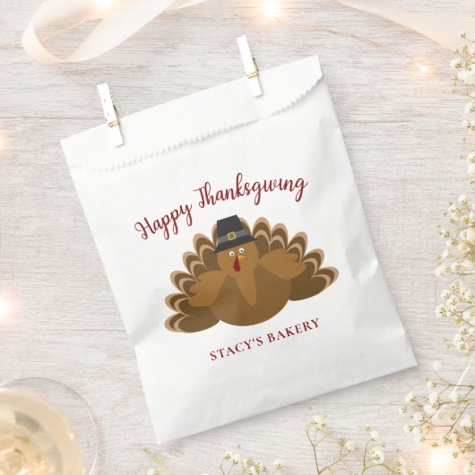 ハッピー感謝祭フェスティバルトルコ フェイバーバッグ (クリップ留めされた状態)