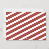 ハッピー感謝祭ブルーブラウンフローラ水色 シーズンカード (裏面)