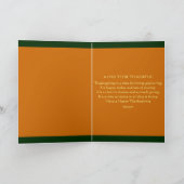 ハッピー感謝祭ホリデーカード シーズンカード (内部)