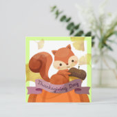 ハッピー感謝祭ホリデーカード シーズンカード (スタンド正面)