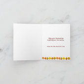 ハッピー感謝祭ホリデーフォトカード シーズンカード (内部)