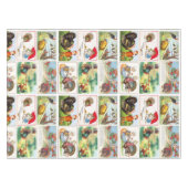 ハッピー感謝祭メドレーヴィンテージポストカード テーブルクロス (正面(横))