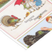 ハッピー感謝祭メドレーヴィンテージポストカード テーブルクロス (アングル)