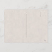 ハッピー感謝祭モダンニュートラルファミリーフォト シーズンポストカード (裏面)