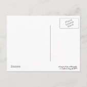 ハッピー感謝祭リトルチップムンク葉書 シーズンポストカード (裏面)