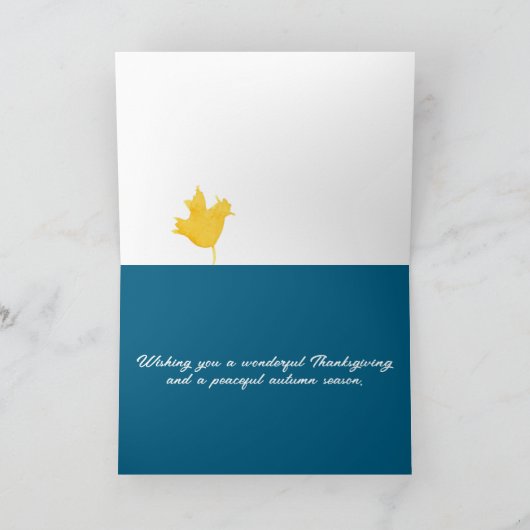 ハッピー感謝祭レイクタホオータムウォーター色 カード (内部)