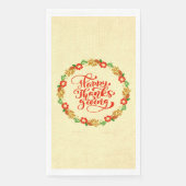 ハッピー感謝祭レッド金ゴールドリースラージ (正面)