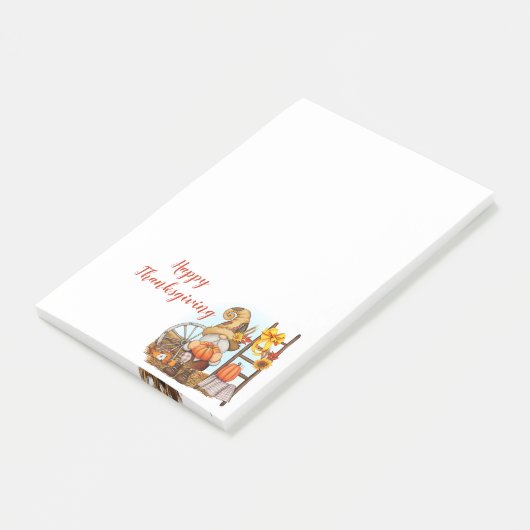 ハッピー感謝祭格言ポストイットノート ポストイット (アングル)