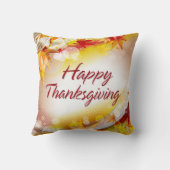 ハッピー感謝祭11枕 クッション (裏面)