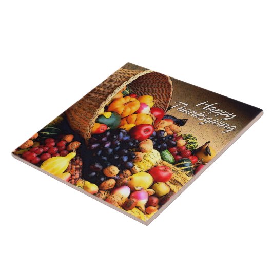 ハッピー感謝祭12タイル タイル (側面)