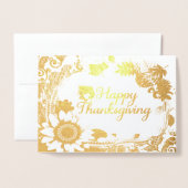 ハッピー感謝祭13 箔カード (封筒付き正面)