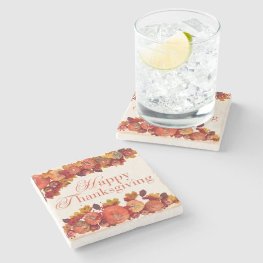 ハッピー感謝祭2024 ストーンコースター (横)