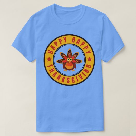 ハッピー感謝祭6 Tシャツ (デザイン正面)