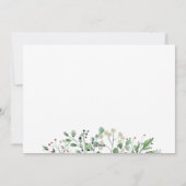 「ハッピー感謝祭」ブラックレター植物学 シーズンカード (裏面)