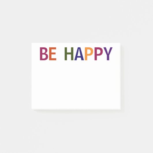ハッピー数々のカラー4 x 3 ポストイット (正面)