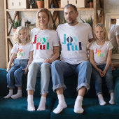 ハッピー数々のカラー「うれしい」クリスマス Tシャツ