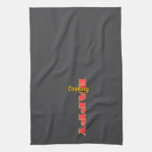 ハッピー料理クグレイ キッチンタオル (縦)