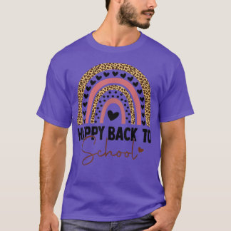 ハッピー新学期シャツ先生学生ライ Tシャツ