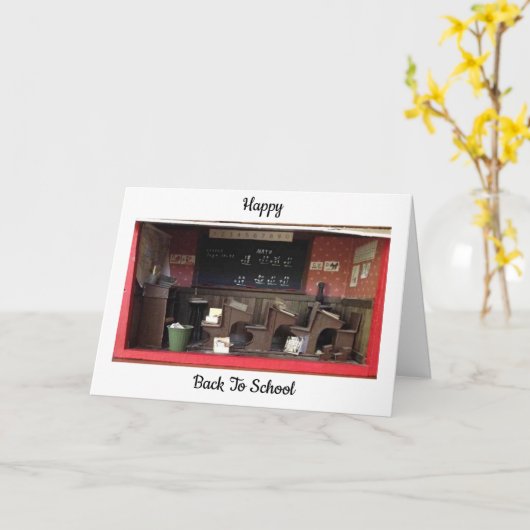 ハッピー新学期 カード (黄色い花)