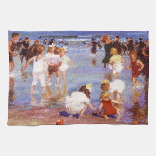 ハッピー日アットザビーチ キッチンタオル (横)