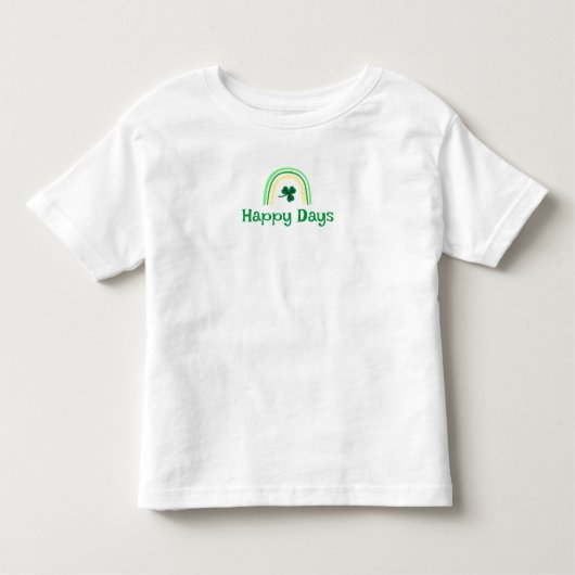 「ハッピー日」幼児用Tシャツ トドラーTシャツ (正面)