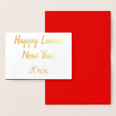 ハッピー旧正月フォイルカード 箔カード (ディスプレー)