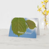 ハッピー春カード カード (黄色い花)