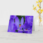 ハッピー春カード カード (黄色い花)