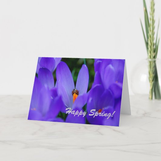 ハッピー春カード カード (正面)