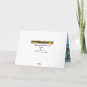 ハッピー春グリーティングカード カード (裏面)