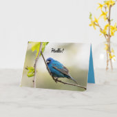 ハッピー春グリーティングカード カード (黄色い花)