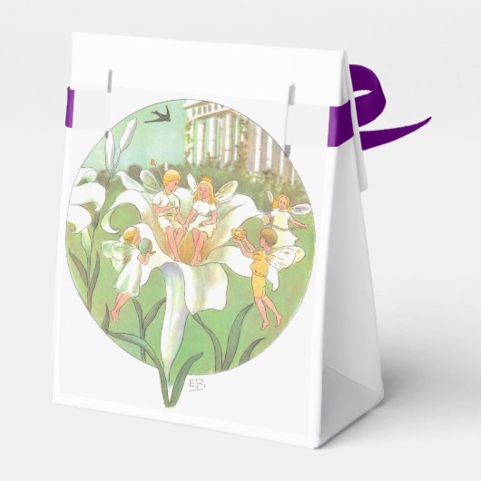 ハッピー春フェアリーフラワーパーティー フェイバーボックス (裏面サイド)