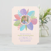 ハッピー春フォト招待状 招待状 (スタンド正面)