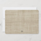 ハッピー春フローラ | Linenフォトグリーティングカード カード (裏面)