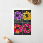 ハッピー春リース ノートカード (正面/裏面インサイチュ)