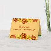 ハッピー春 カード (裏面)