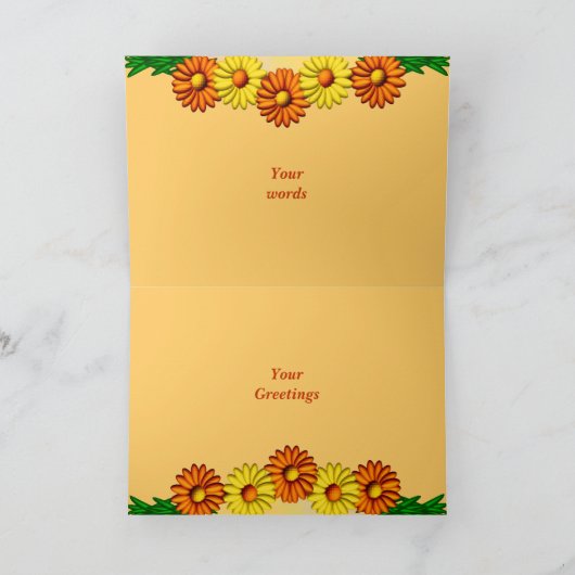 ハッピー春 カード (内部)