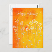 ハッピー春! ポストカード (正面/裏面)
