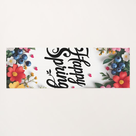 ハッピー春 ヨガマット (裏面(横))