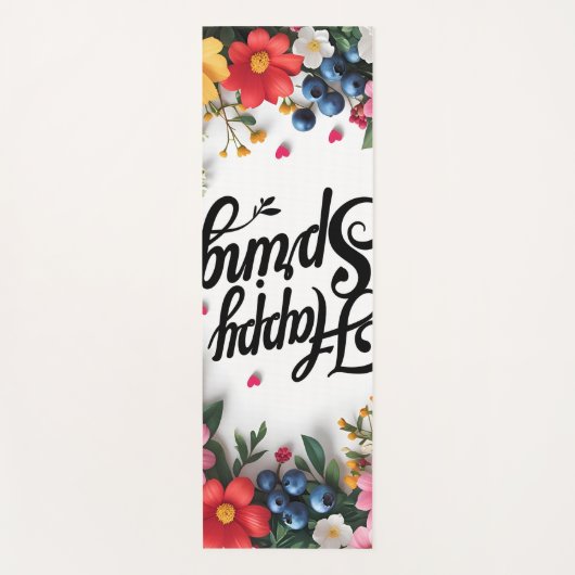 ハッピー春 ヨガマット (正面)