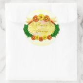 ハッピー春 ラウンドシール (バッグ)