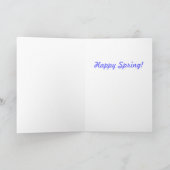 ハッピー春!『英国のブルーベル』 シーズンカード (内部)